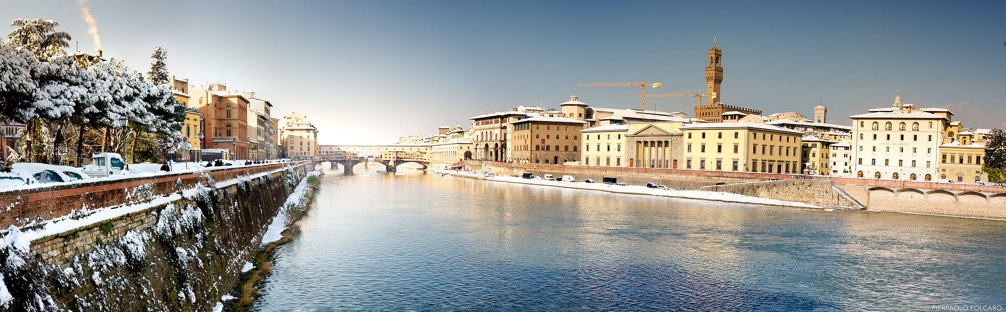 Neve sul Ponte Vecchio